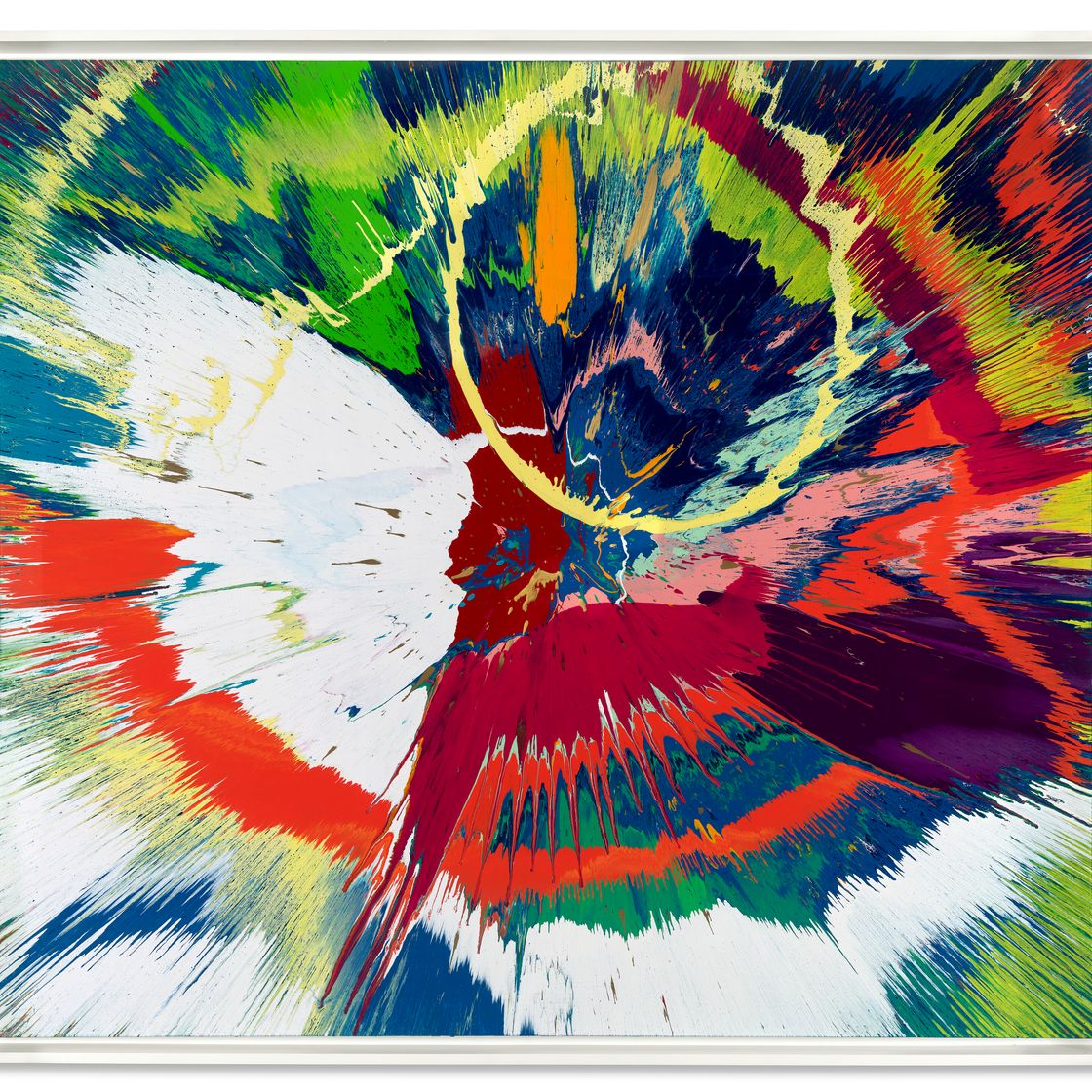 Damien Hirst — Красивый страшный клоун на картине "Городок Рокабилли", изображение 2