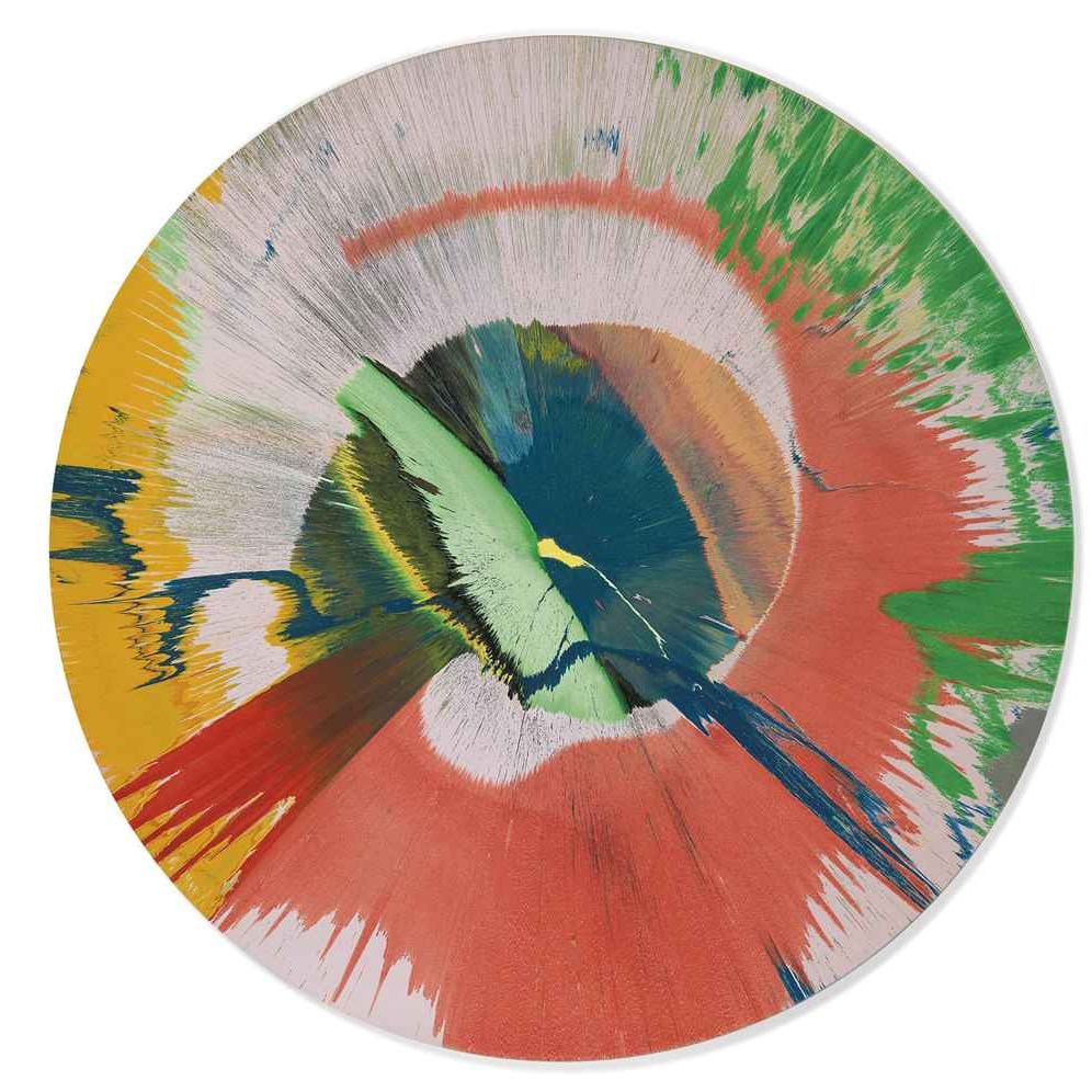 Damien Hirst — Красивая картина Слияния Вихря, Первозданного газа и ила