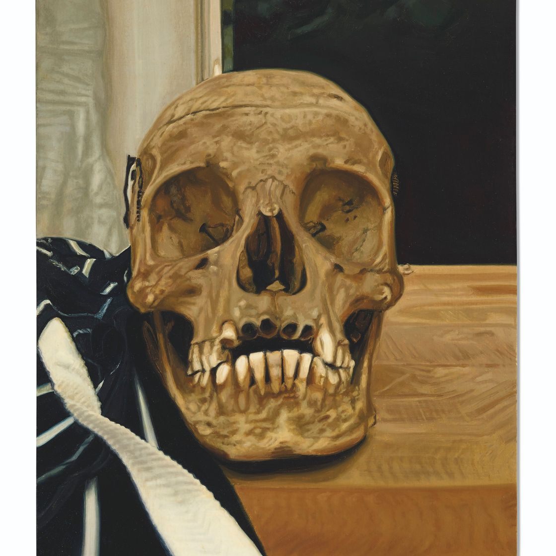 Damien Hirst — Череп и стол