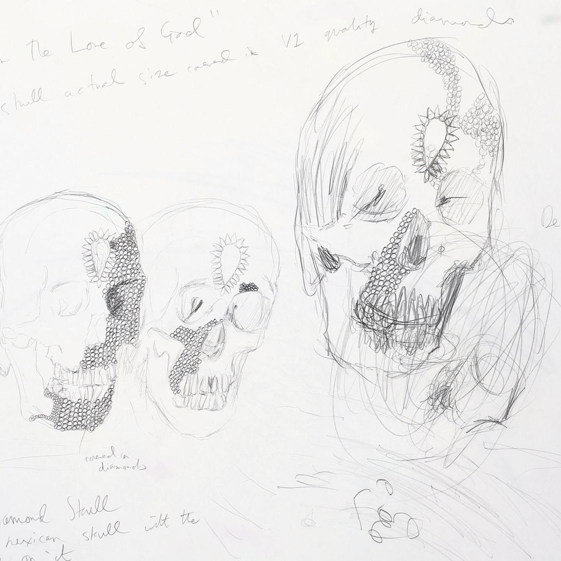 Damien Hirst — Ради любви к Богу (D.A.B.D.A)