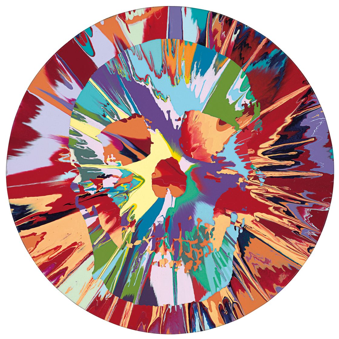 Damien Hirst — Прекрасная интенсивная живопись Helios Hysteria (с дополнительной внутренней красотой)