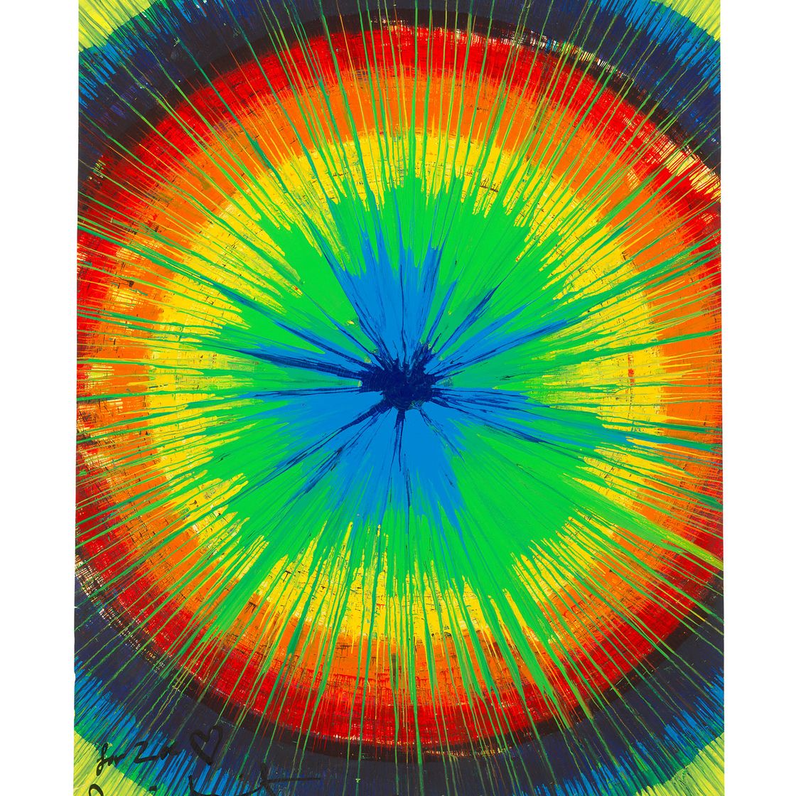 Damien Hirst — Бумажный рулон без названия