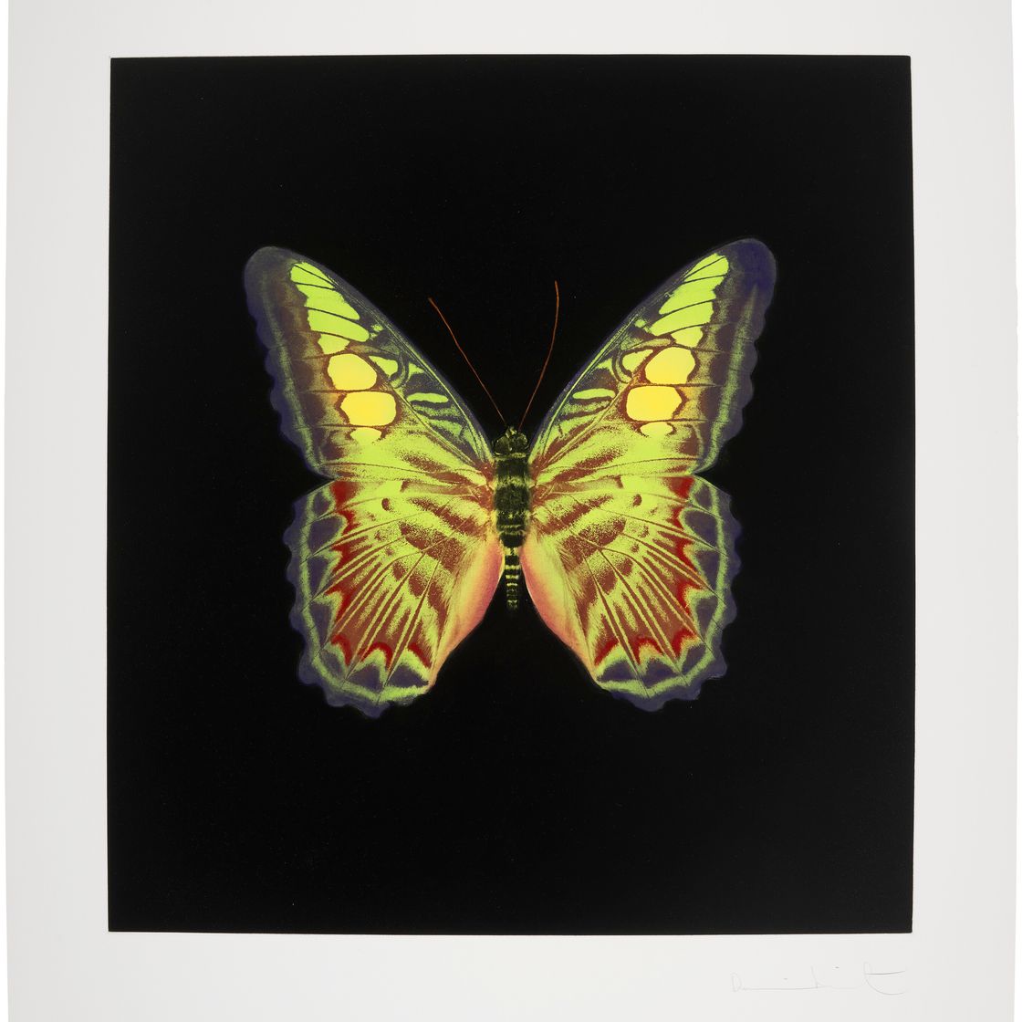Damien Hirst — Души, поднимающиеся по Лестнице Иакова, совершают свой полет : один отпечаток