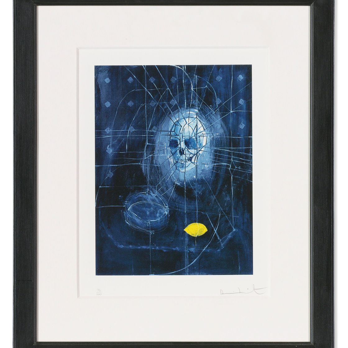Damien Hirst — Череп с пепельницей и лимоном
