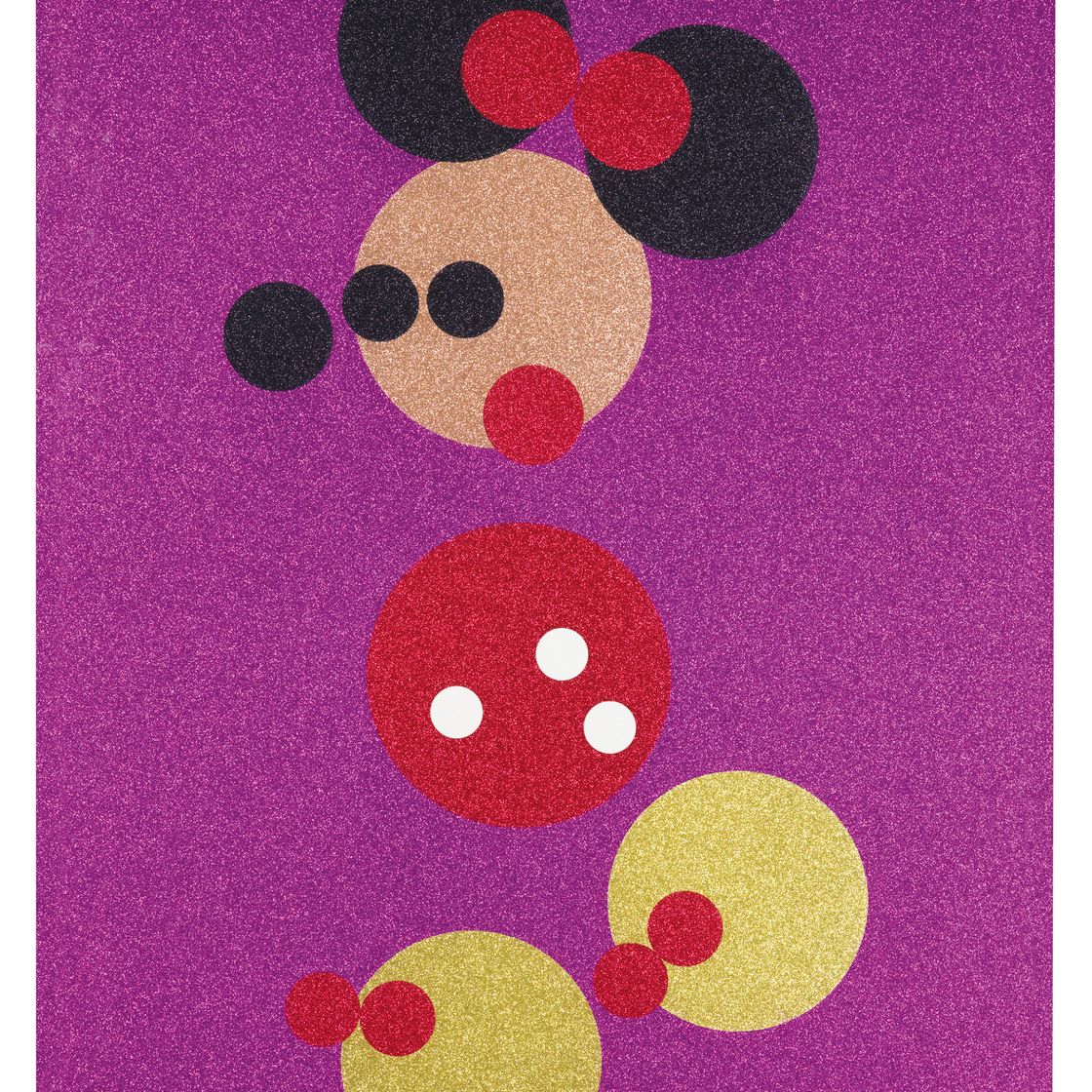 Damien Hirst — Микки (розовый блеск)