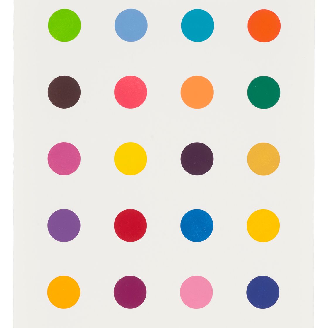 Damien Hirst — Бензилоксимочевина, из 40 мест для гравюры на дереве, изображение 1