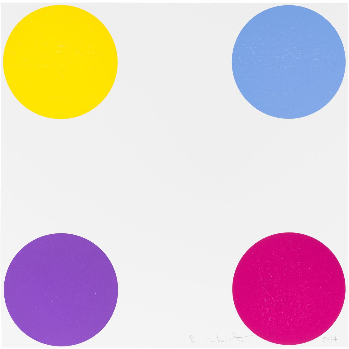 Damien Hirst — Мальтогексаоза, из 40 гравюр на дереве