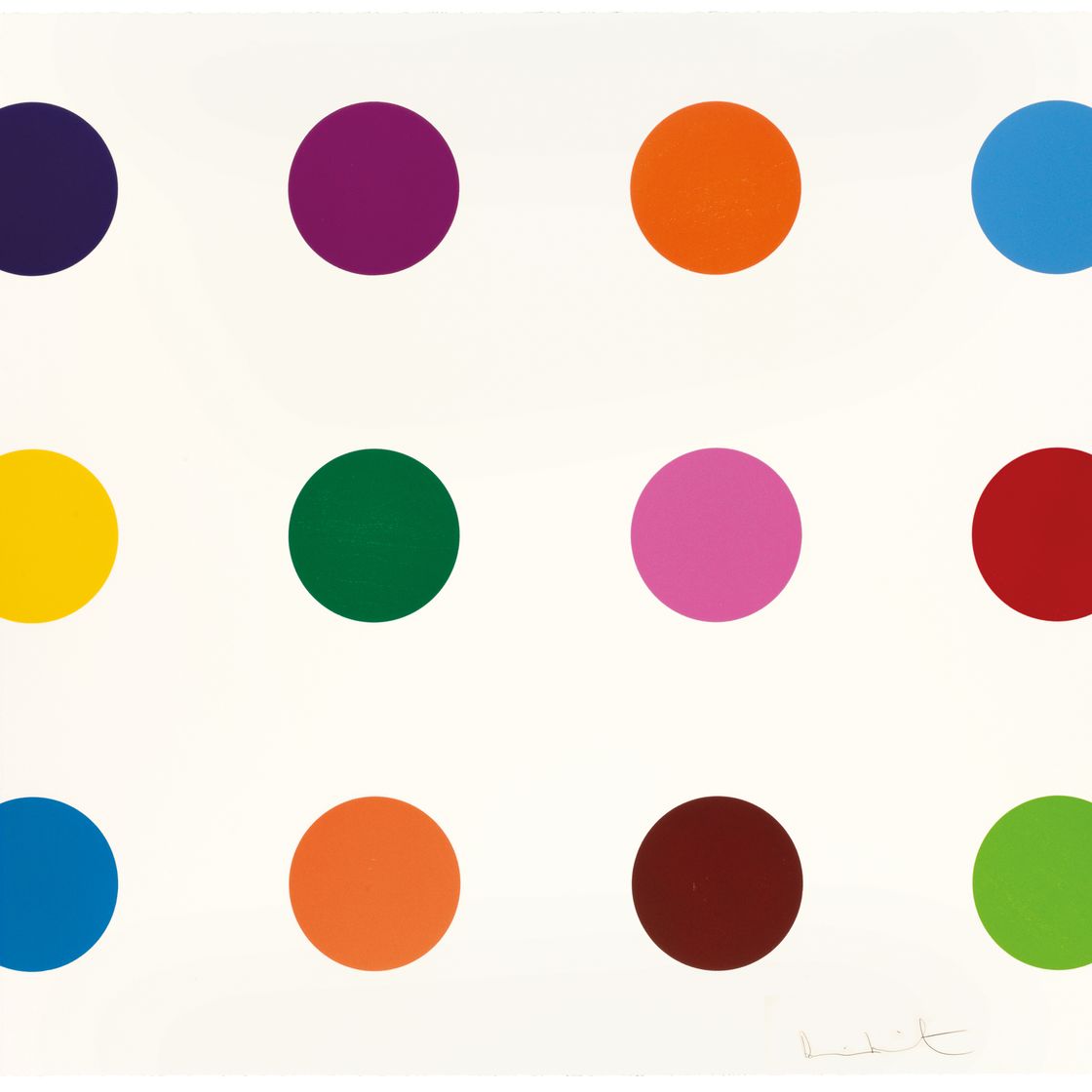 Damien Hirst — Тилоксапол, из 12 гравюр на дереве