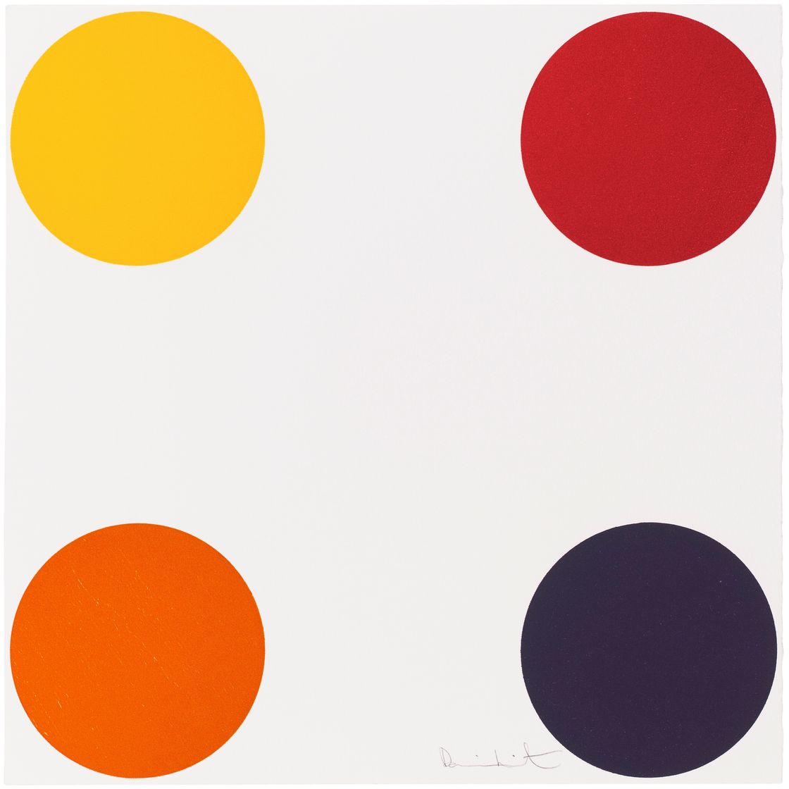 Damien Hirst — Элайдоилхлорид, из 40 мест для гравюры на дереве