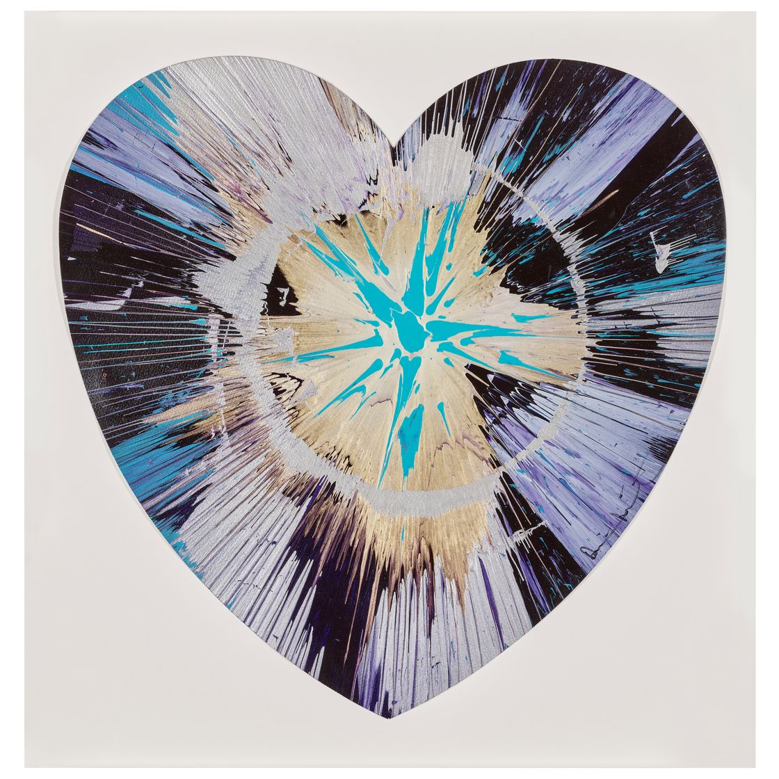 Damien Hirst — Большая Прекрасная Суперлуния в Моем Могучем Сердце, Раскручивай картину для большего общения.