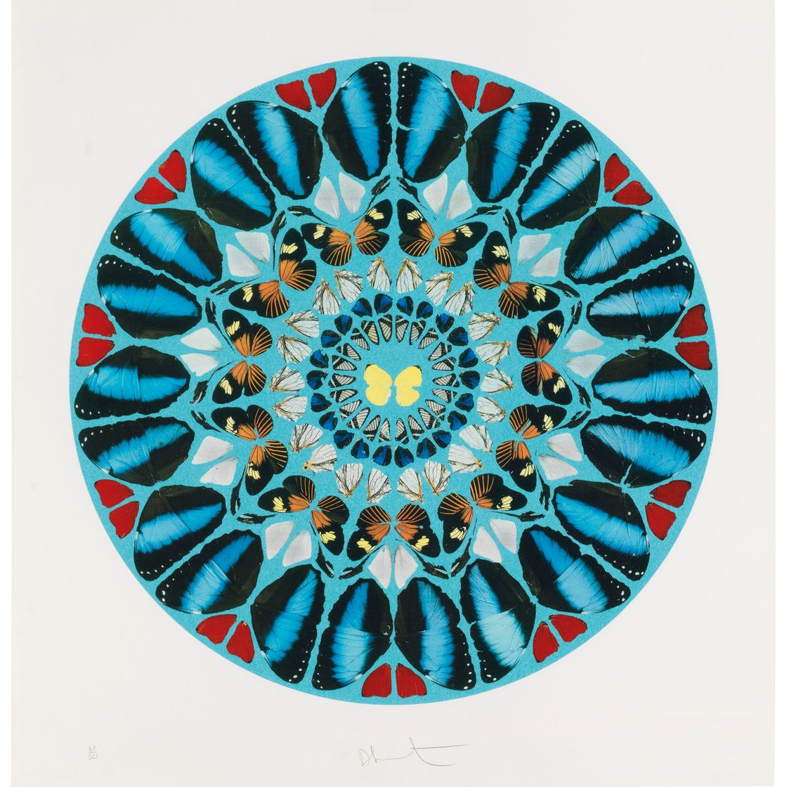 Damien Hirst — Ad te, Domine, Левави, с гравюр псалмов