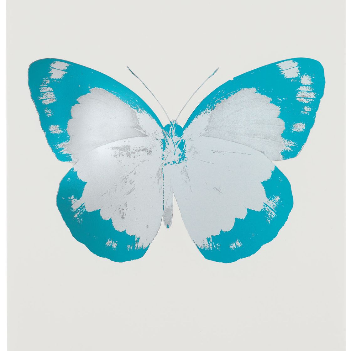 Damien Hirst — The Souls II - Серебристый блеск/Топаз/Слепое изображение