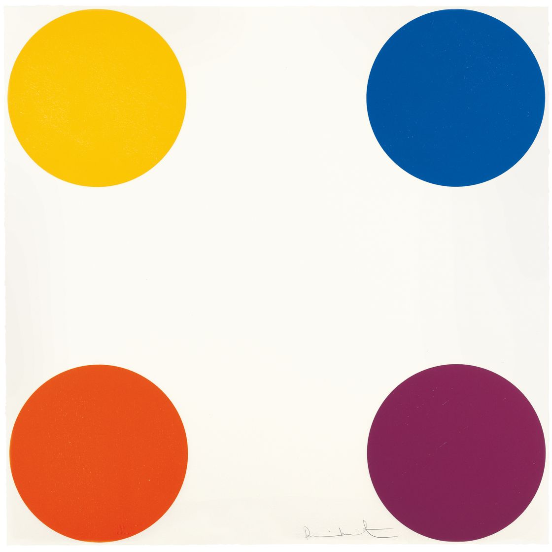 Damien Hirst — Норлейцин, из 12 гравюр на дереве
