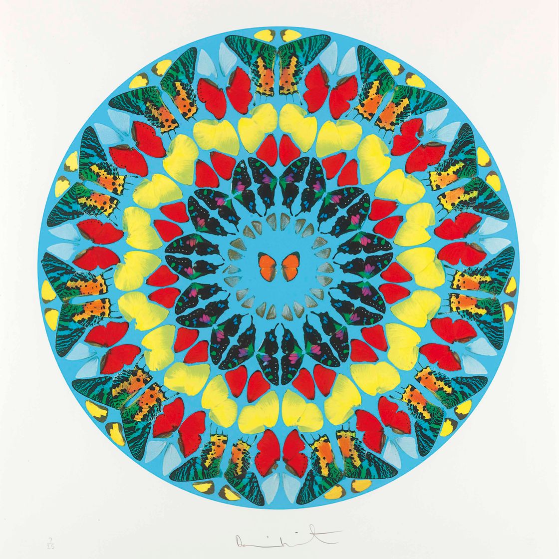 Damien Hirst — Dixit Insipiens, с гравюр псалмов