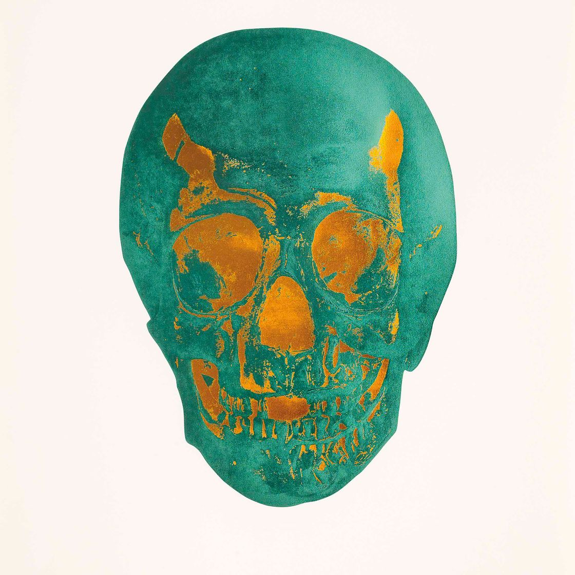 Damien Hirst — Медный череп с Зеленого острова, участвующий в гонках мертвецов