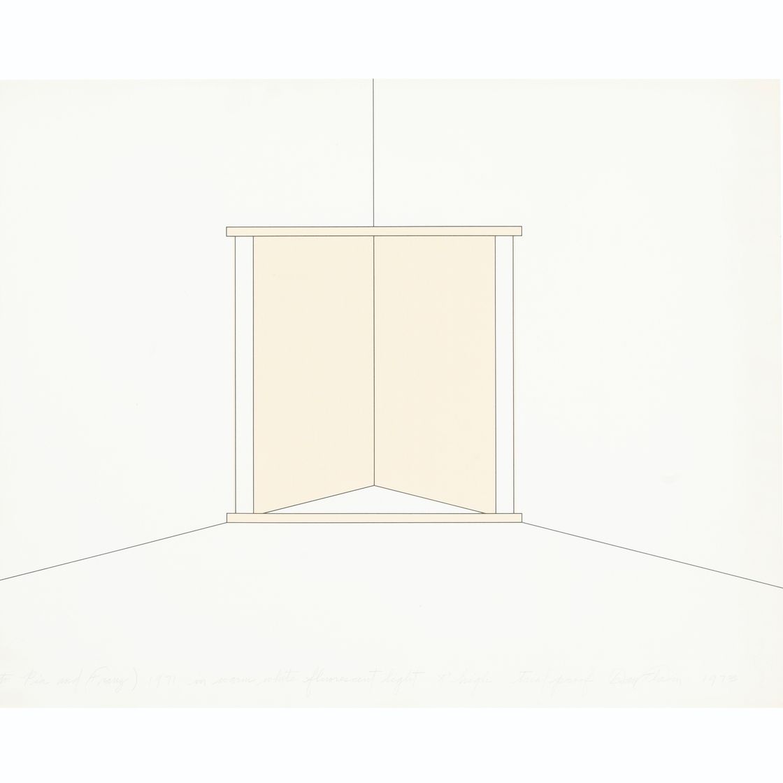Dan Flavin — При флуоресцентном освещении высотой 8 футов для европейских пар: три тарелки, изображение 3