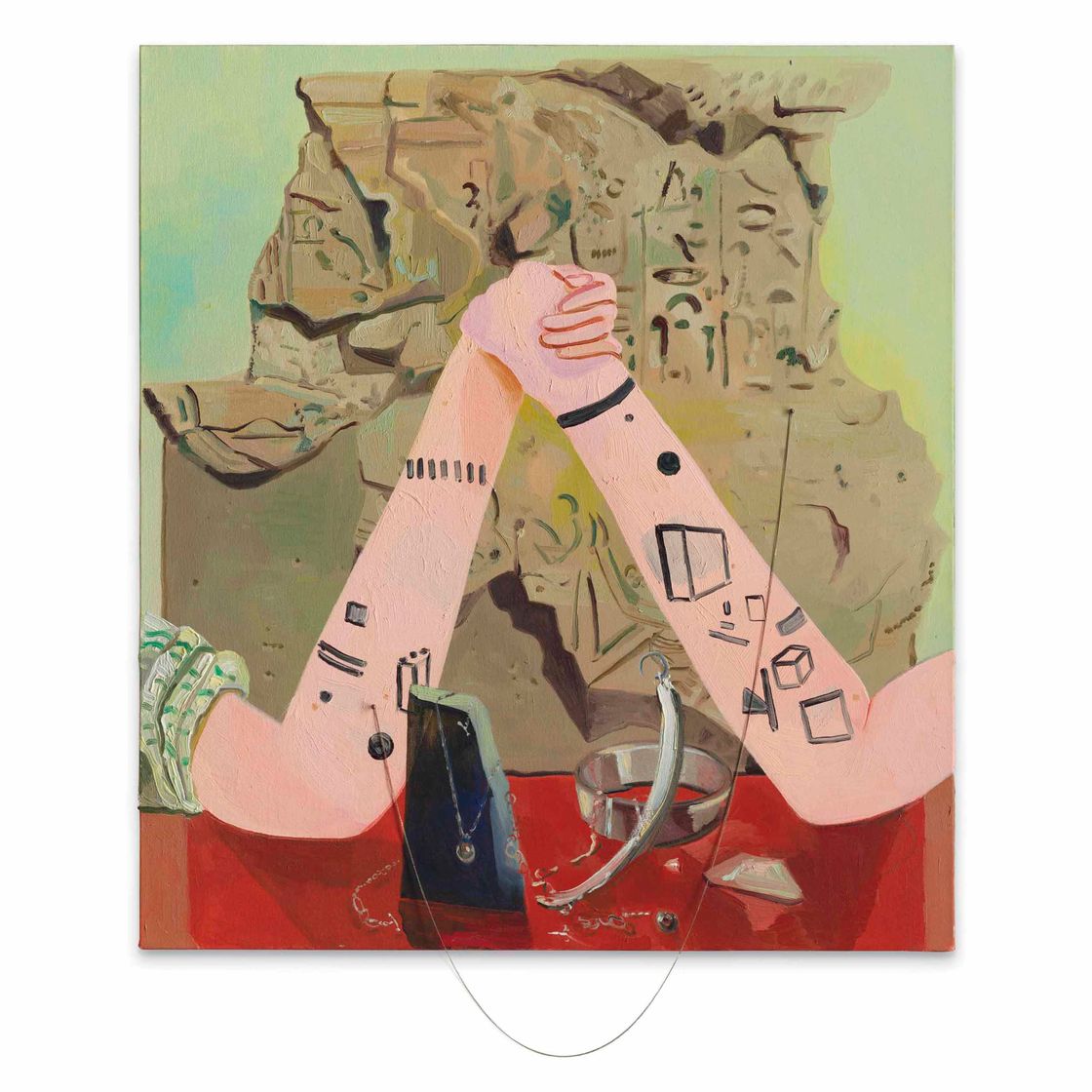 Dana Schutz — QVC (мне нравятся минималистичные татуировки)