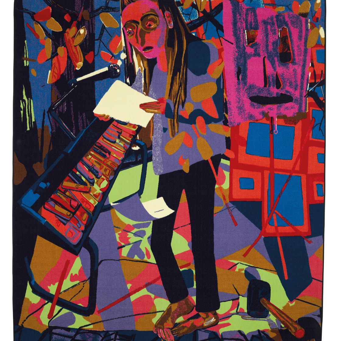 Dana Schutz — Гобелен