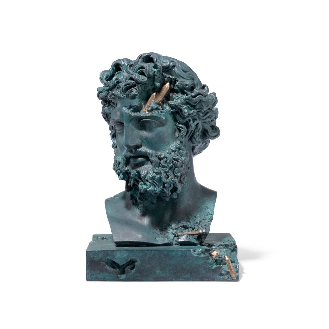 Daniel Arsham — Бронзовый разрушенный Юпитер
