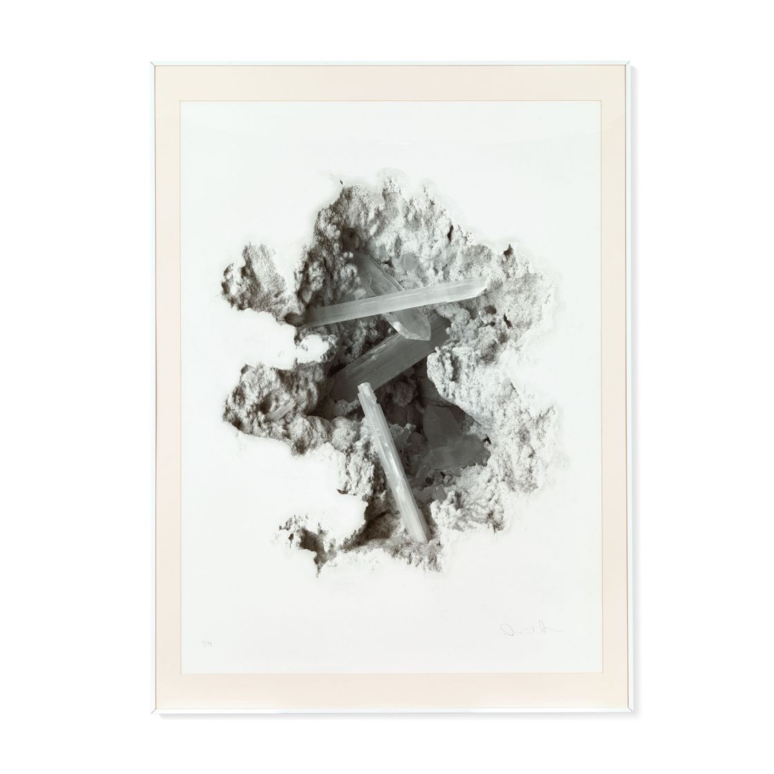 Daniel Arsham — Селенитовые эрозионные обои