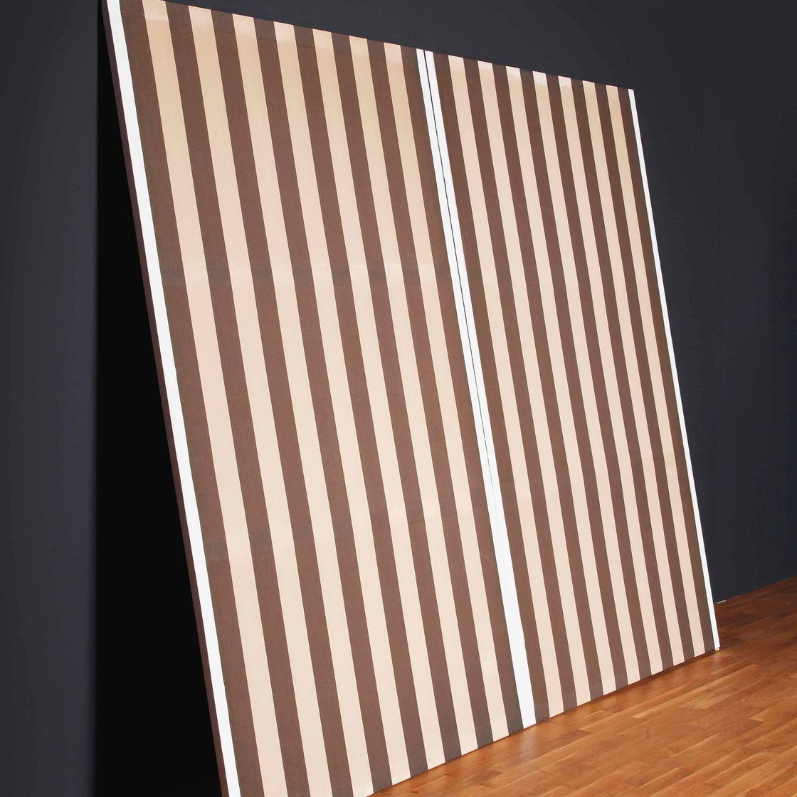 Daniel Buren — Точка обзора коридора - диптих. Дополнение № 12, ситуация с родами