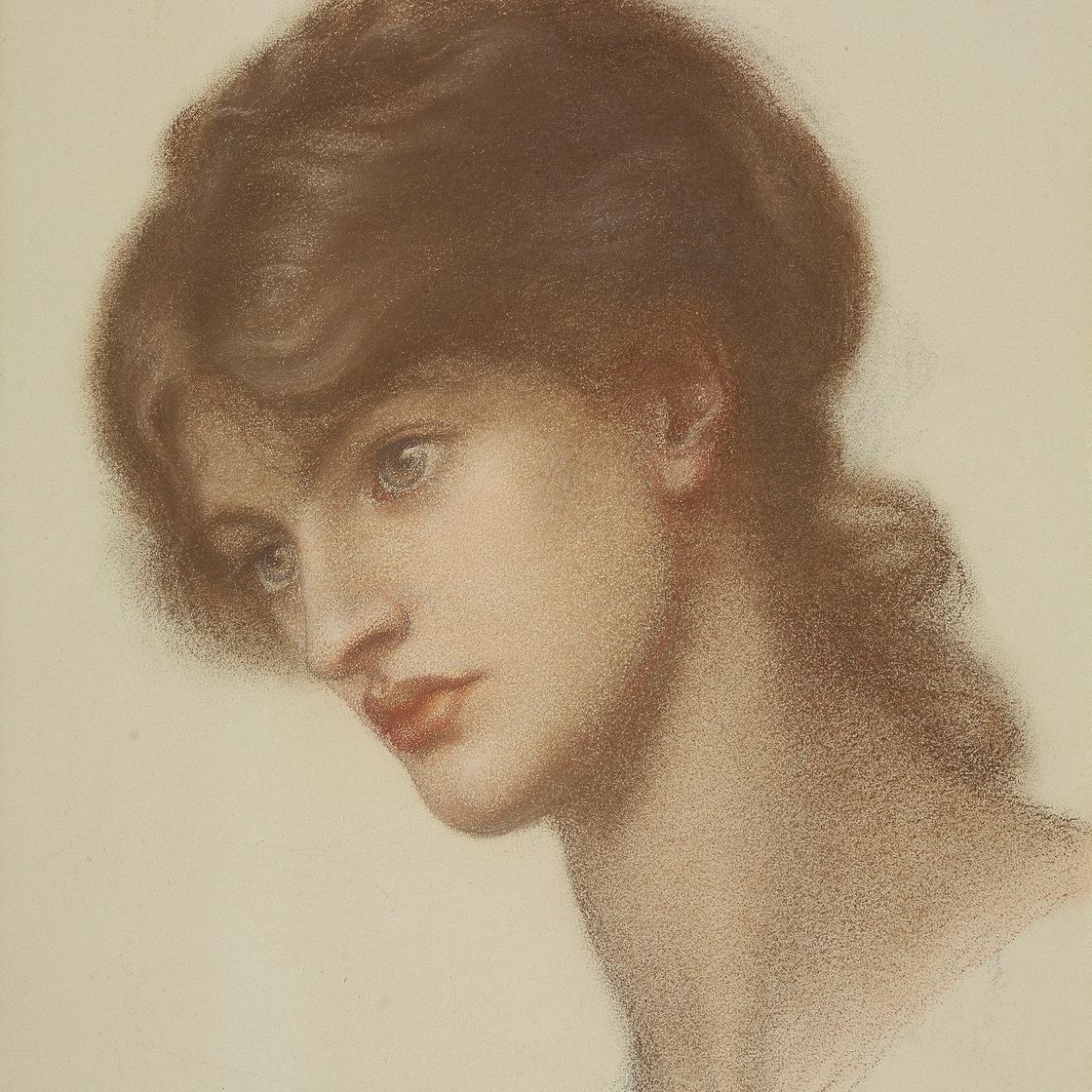 Dante Gabriel Rossetti — Авторский этюд Мари Спартали Стиллман (1844-1927) для "Сна Данте"