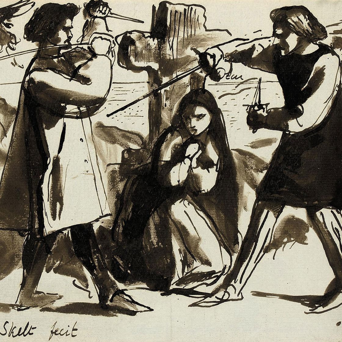 Dante Gabriel Rossetti — Борьба за женщину