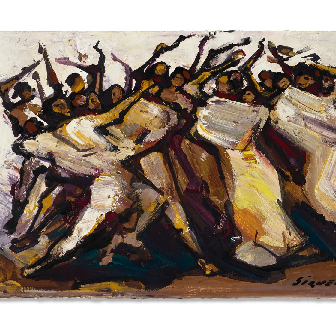 David Alfaro Siqueiros — Пелея братоубийственная, изображение 1