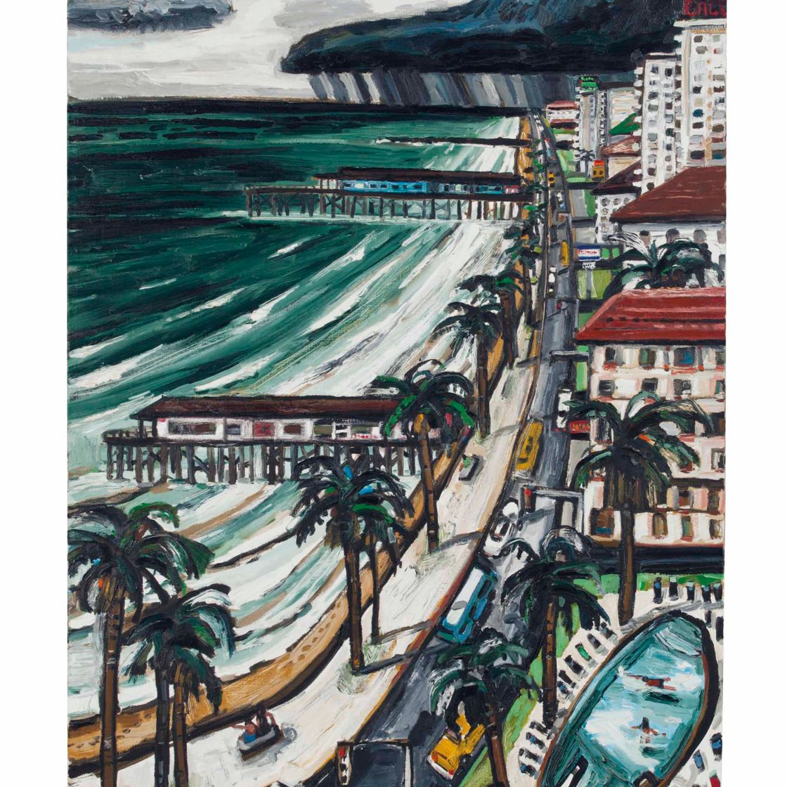 David Bates — Морская стена Галвестона