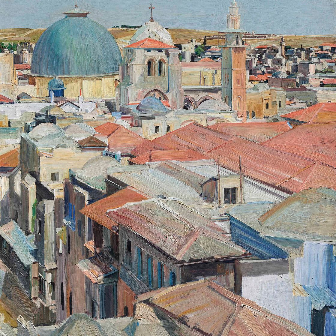 David Bomberg — Церковь Гроба Господня, Иерусалим