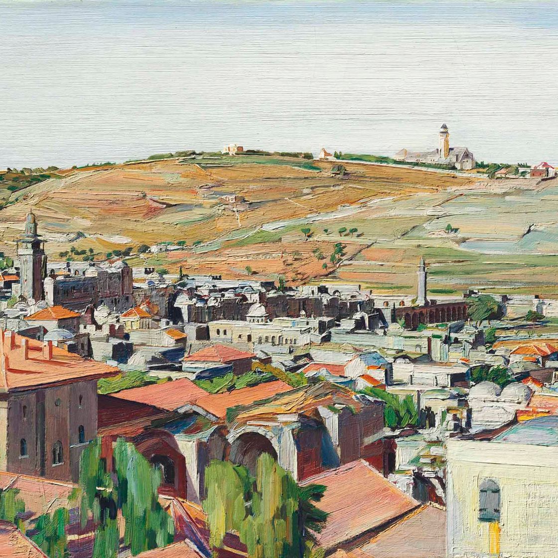 David Bomberg — Иерусалим с Елеонской горы