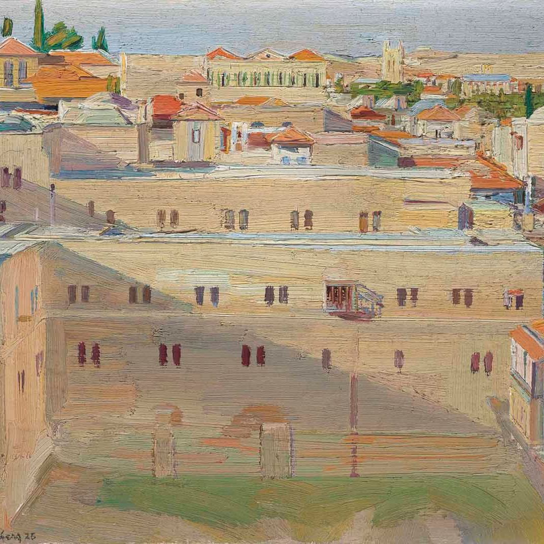David Bomberg — Купальня Езекии, Иерусалим