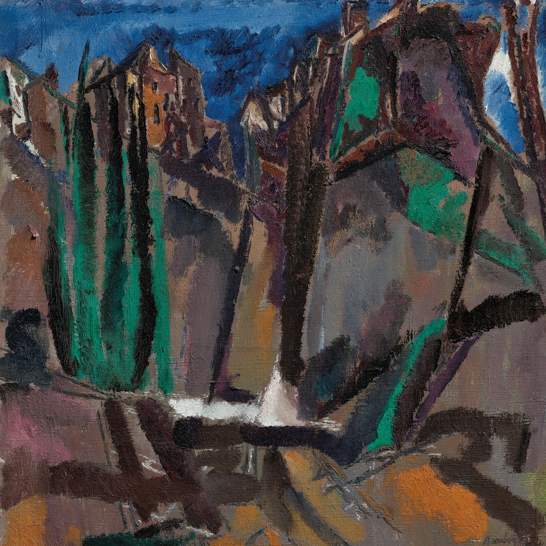 David Bomberg — Мавританская Ронда, Андалусия, изображение 1