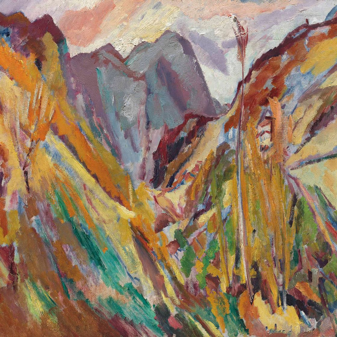 David Bomberg — Склоны Навао, Пикос-де-Эуропа