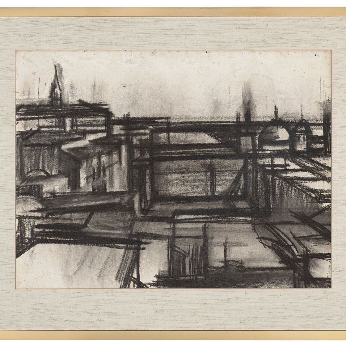 David Bomberg — Крыши домов, Иерусалим, изображение 2