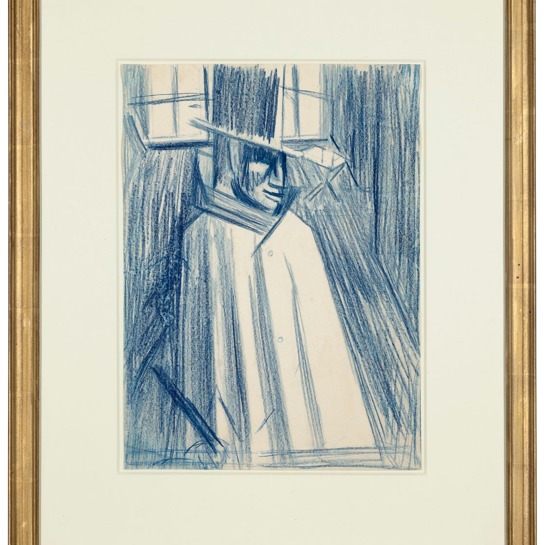 David Bomberg — Человек в шляпе, изображение 2