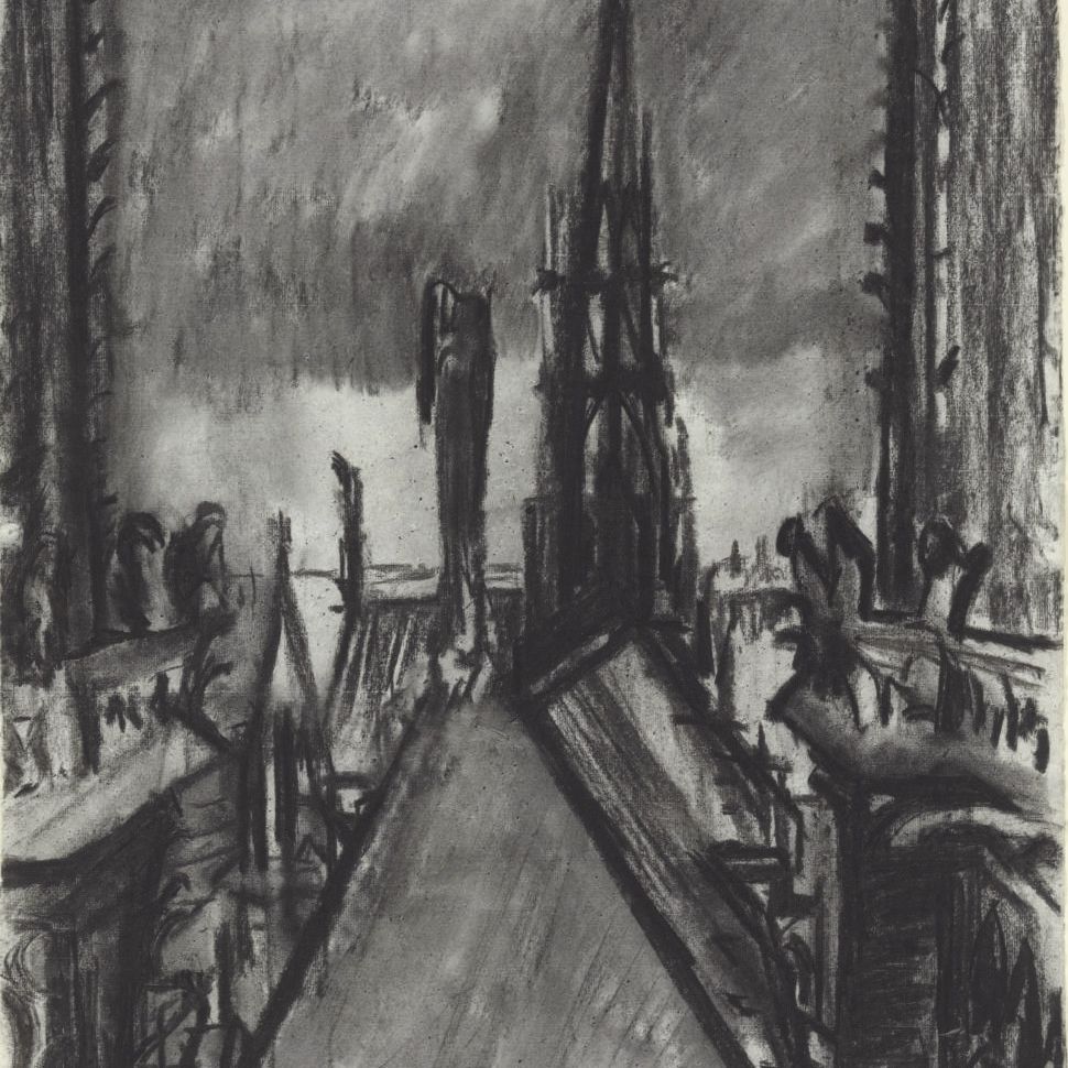 David Bomberg — Шпили и башни, Нотр-Дам