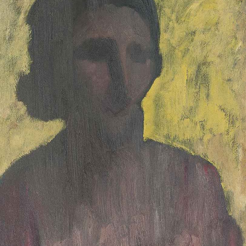 David Bomberg — Греческая голова - Портрет Лилиан