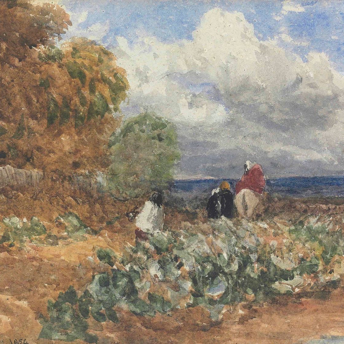 David Cox — Окраина парка Пакенхэм