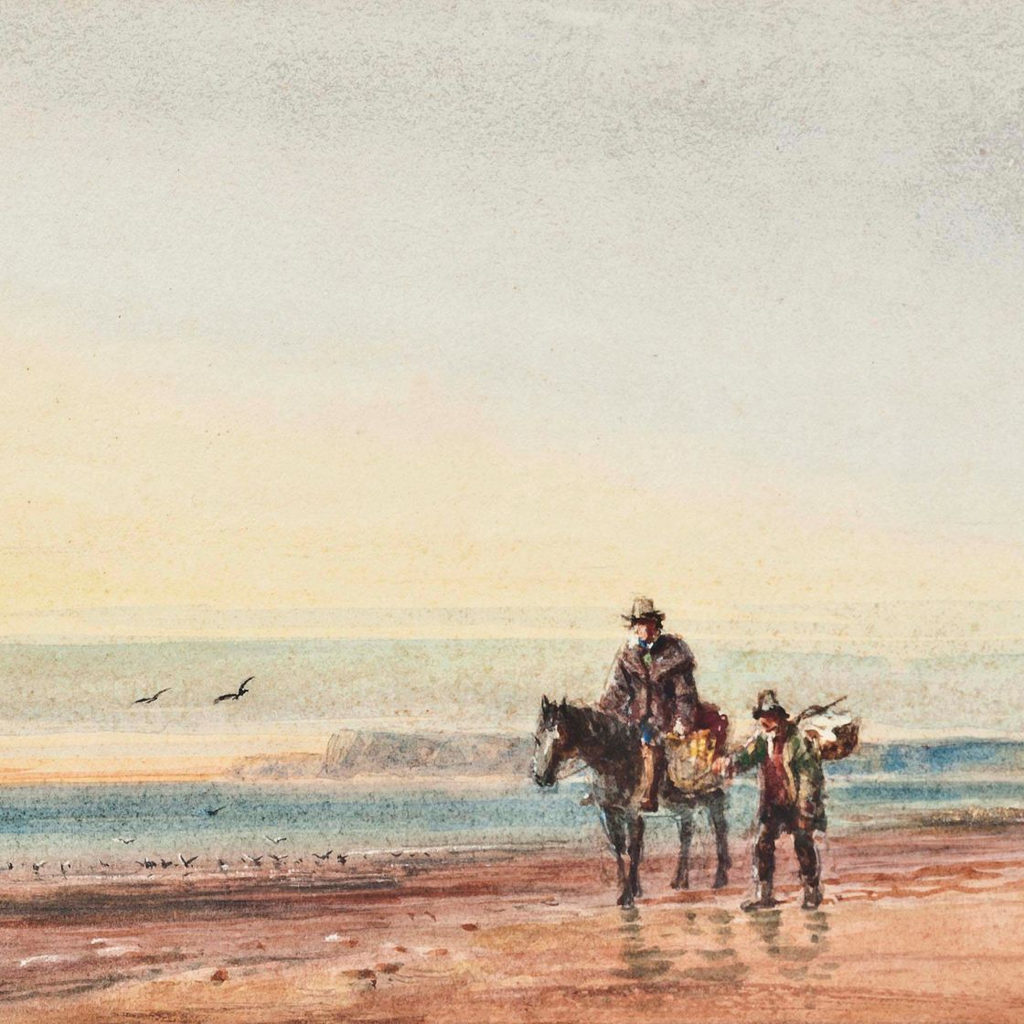 David Cox — Путешественники во время отлива