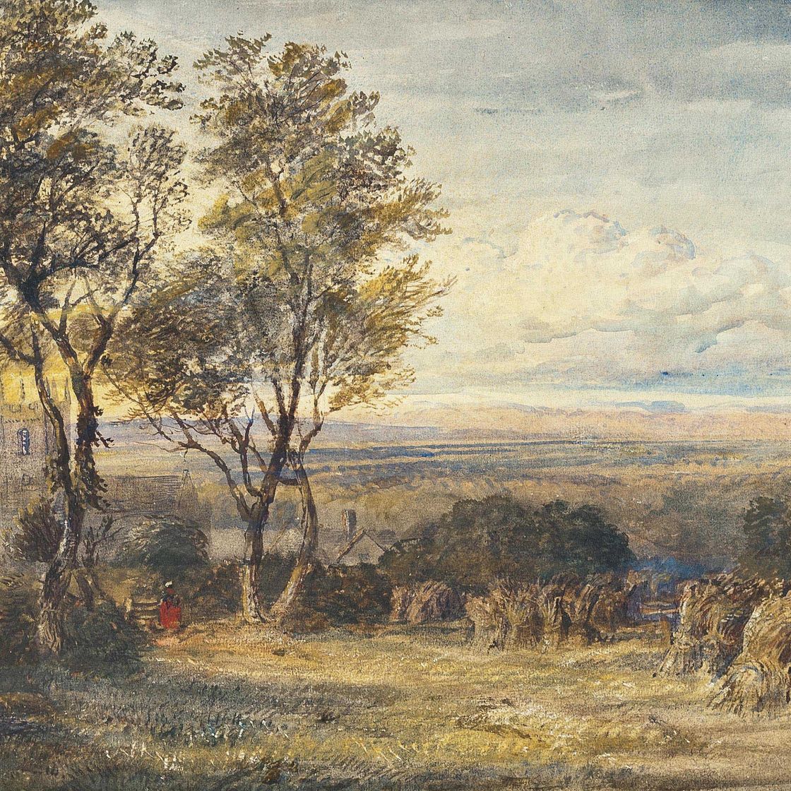 David Cox — Время сбора урожая в графстве Кент