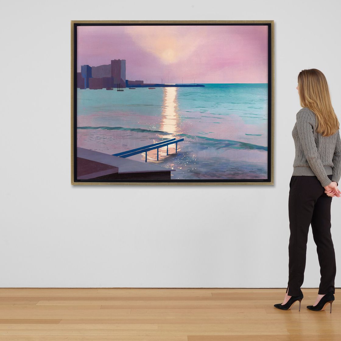 David Hockney — Раннее утро, Сент-Максим, изображение 2