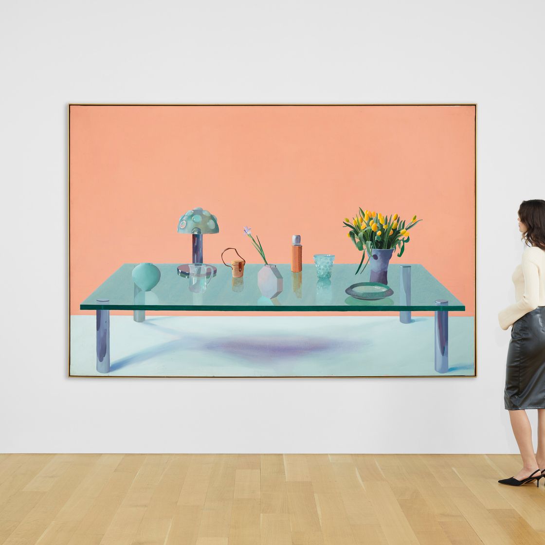 David Hockney — Натюрморт на стеклянном столе, изображение 5