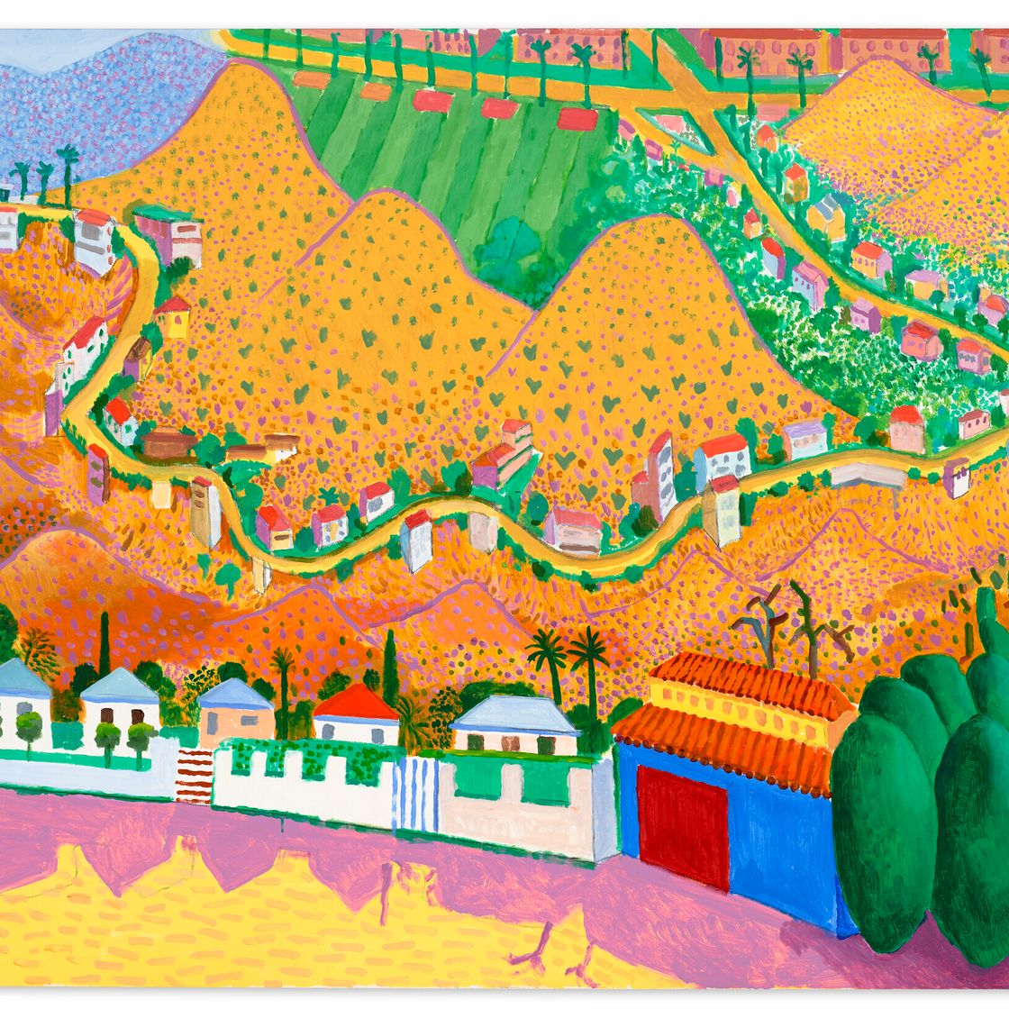 David Hockney — Каньон Николс III, изображение 1