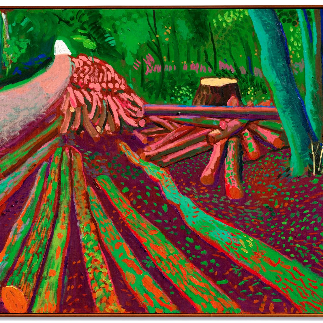 David Hockney — Еще больше древесины из Уолдгейта, 13 октября 2009 года, изображение 1