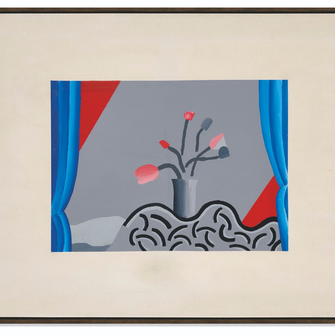 David Hockney — Натюрморт (Цветы), изображение 1