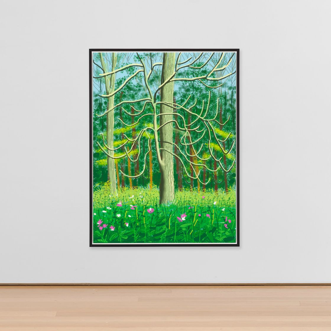 David Hockney — Приход весны в Уолдгейт, Восточный Йоркшир, в 2011 году (двадцать одиннадцать часов) - 4 мая, изображение 3
