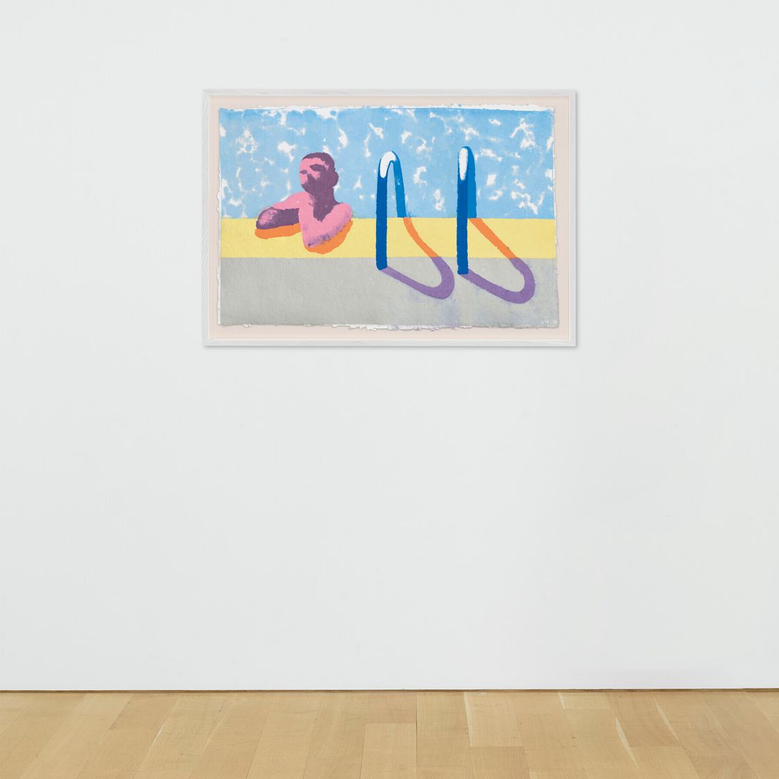 David Hockney — Грегори в бассейне (Бумажный бассейн 4), изображение 3