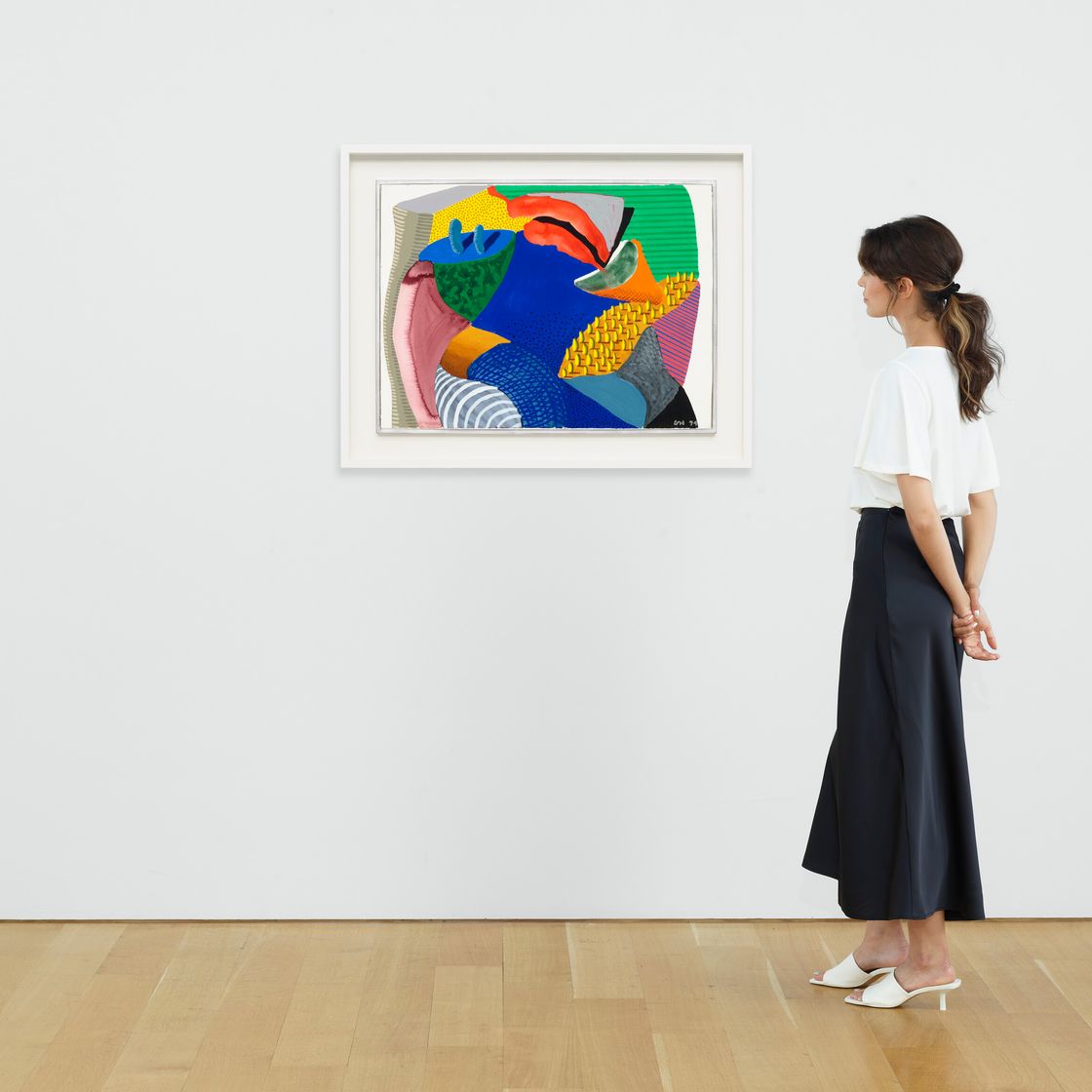 David Hockney — Рисунок гуашью, 1994, изображение 4