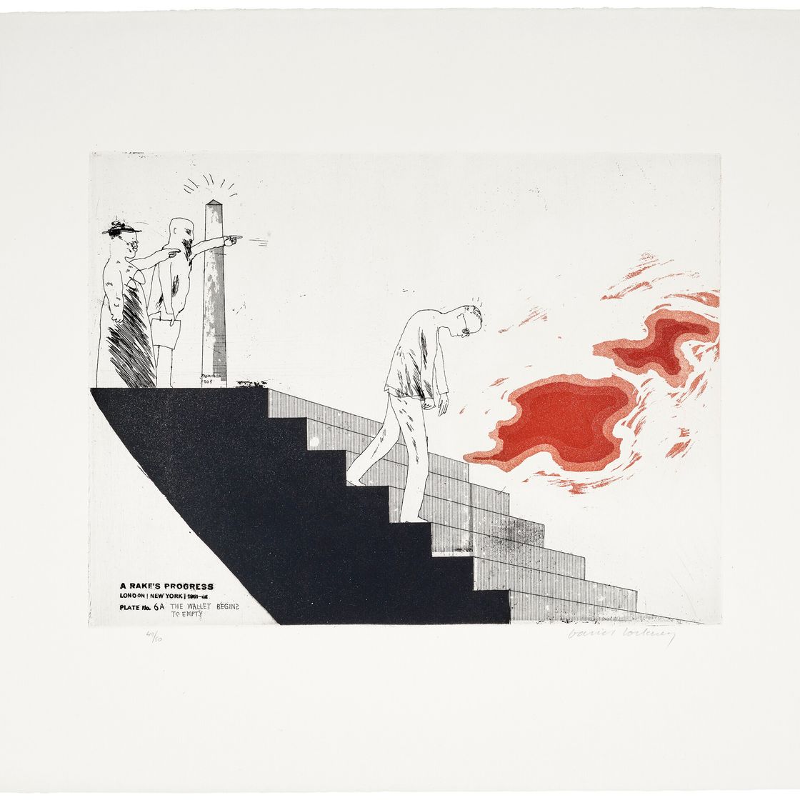 David Hockney — Прогресс повесы, изображение 14